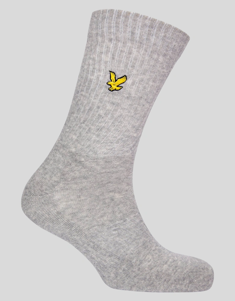 3 Pack Plain Tubular Socks
