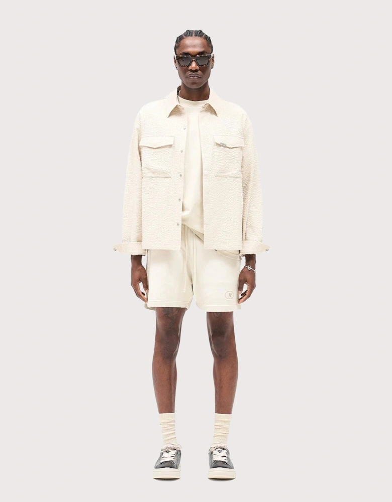 Relaxed Fit Textured Long Sleeve Shirt