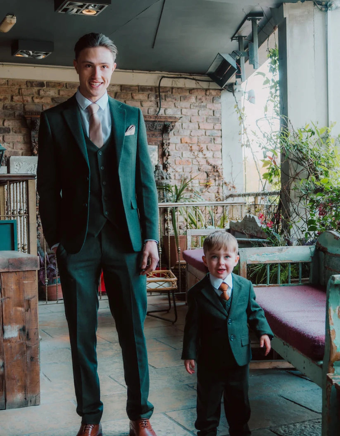 Attenborough Tweed Blazer - Olive Green