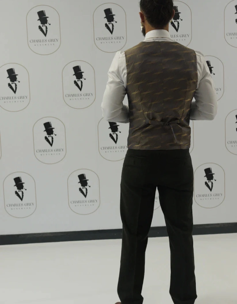 Attenborough Tweed Trouser - Olive Green