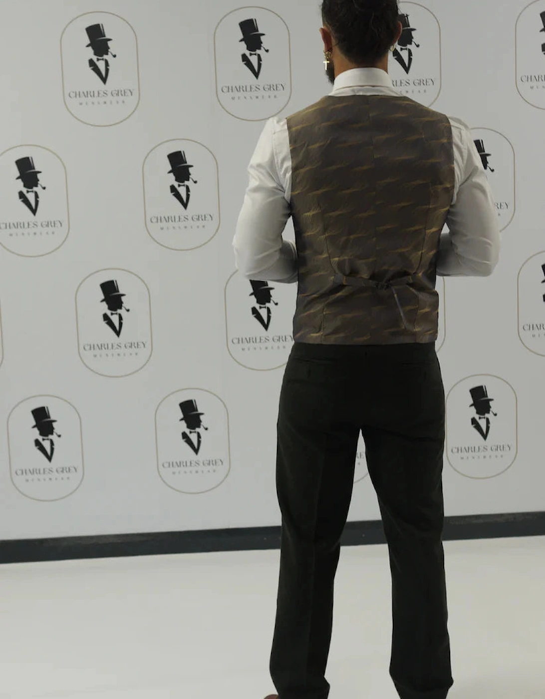 Attenborough Tweed Trouser - Olive Green