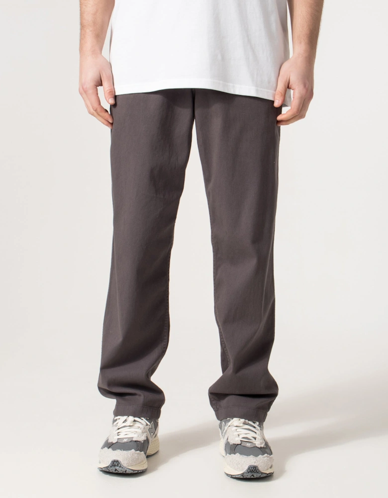 Relaxed Fit Ezra Organic Stretch Twill Trousers