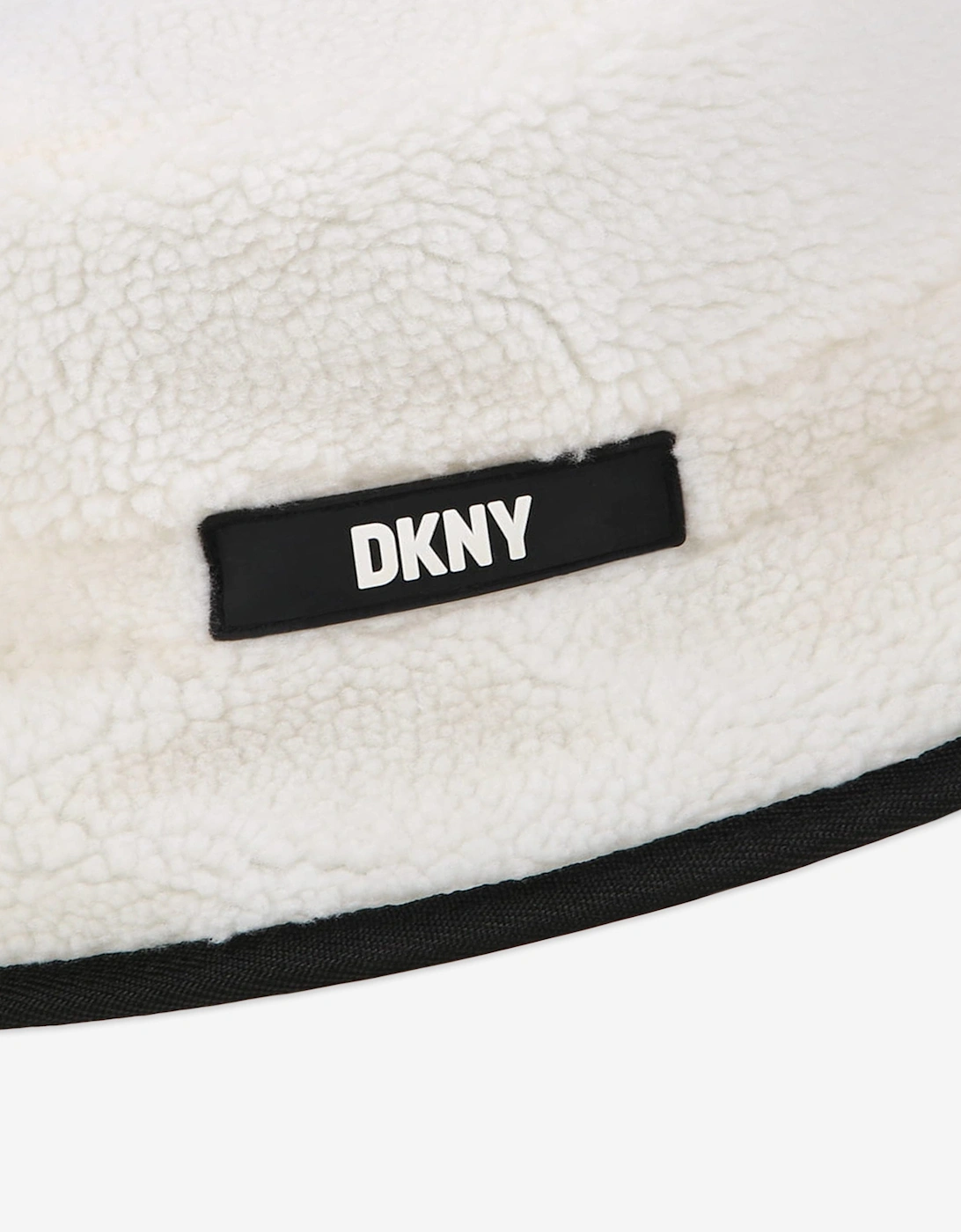 Girls Reversible Bucket Hat in Black