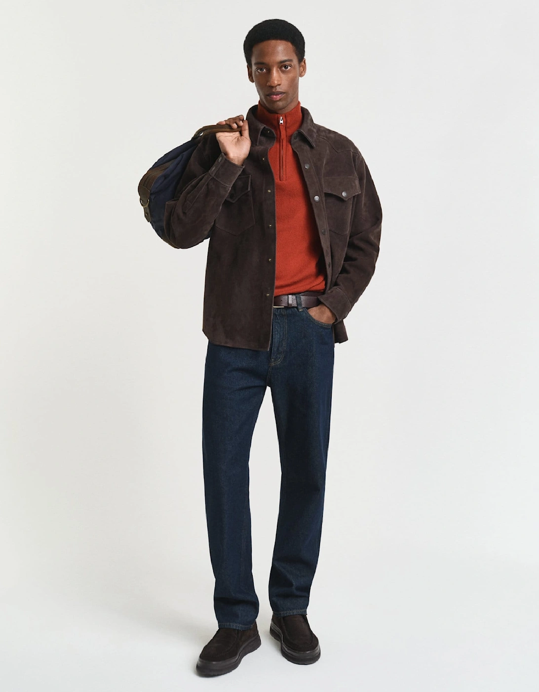 Superfine Lambswool Half Zip Fleece