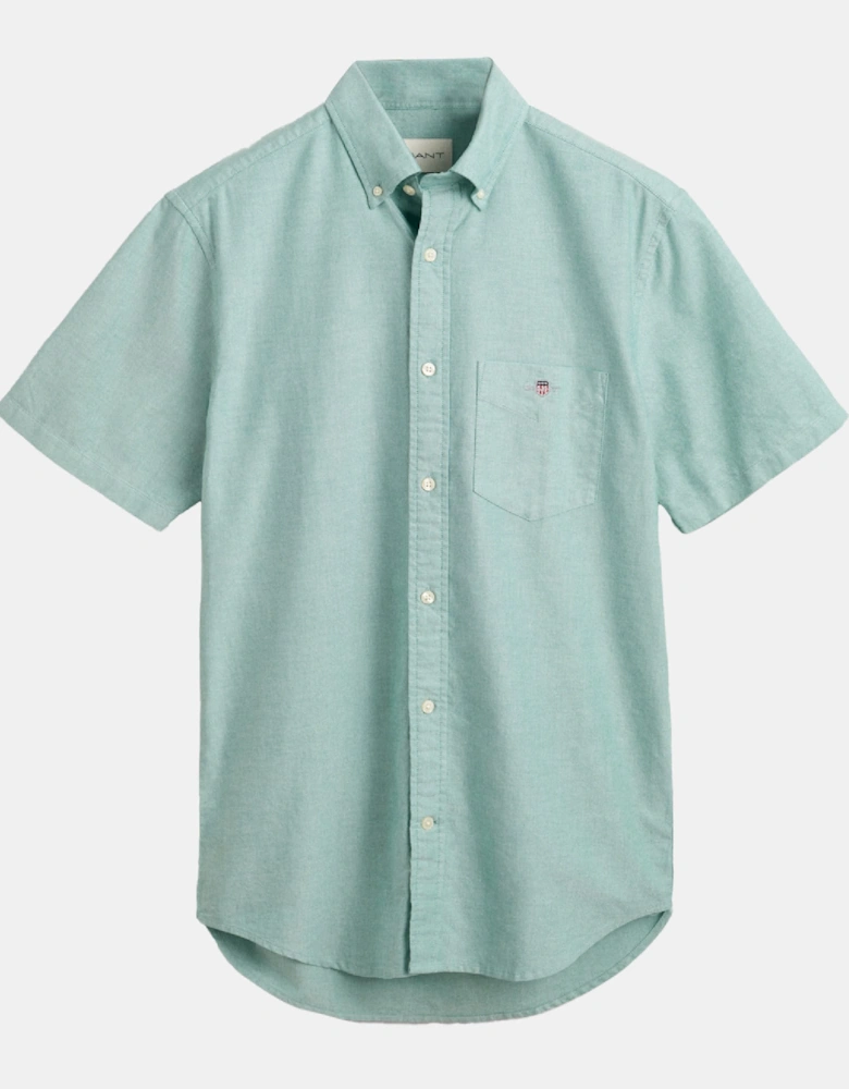 Regular-Fit Classic Short Sleeves Oxford Shirt