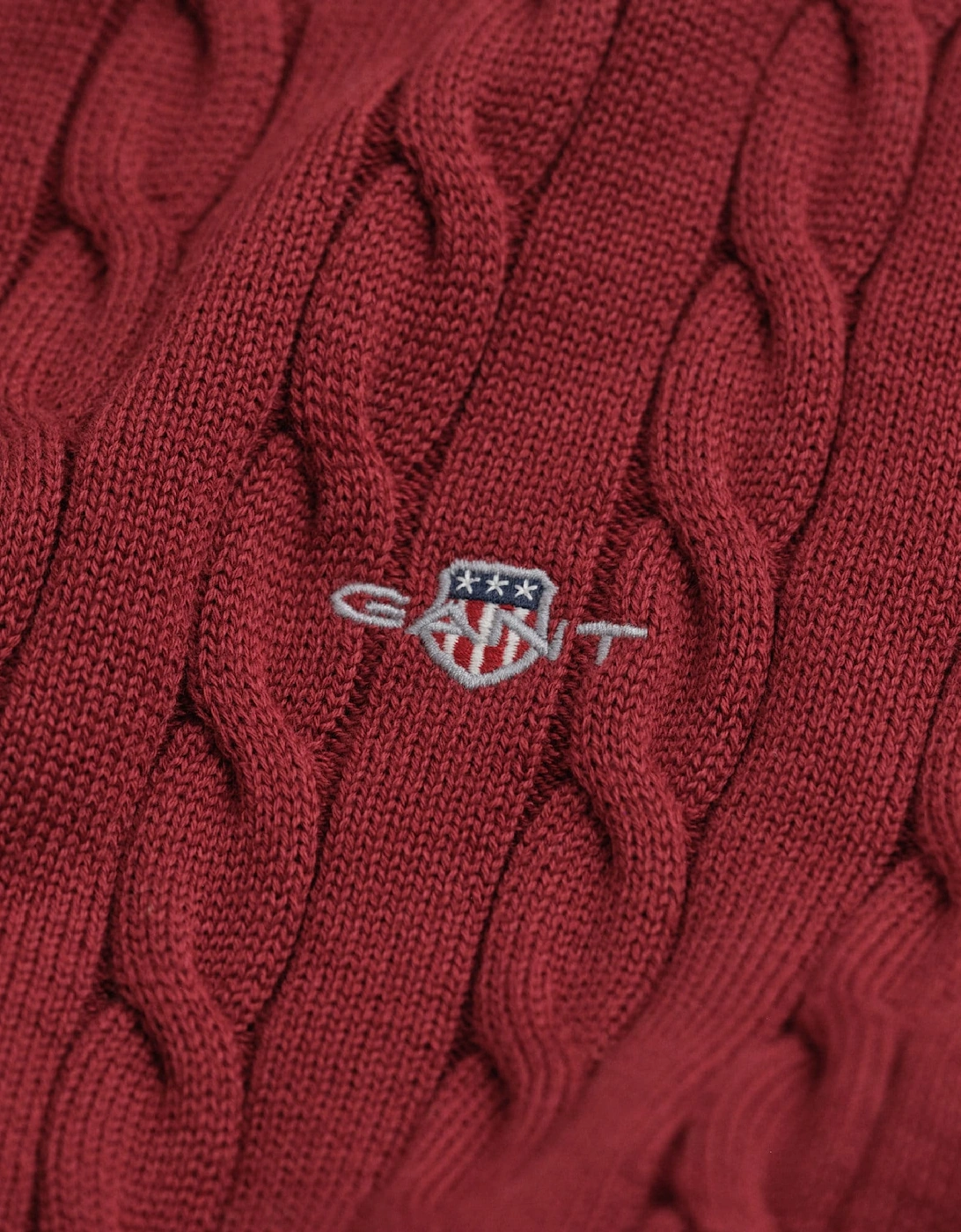 Cotton Cable Half Zip Fleece