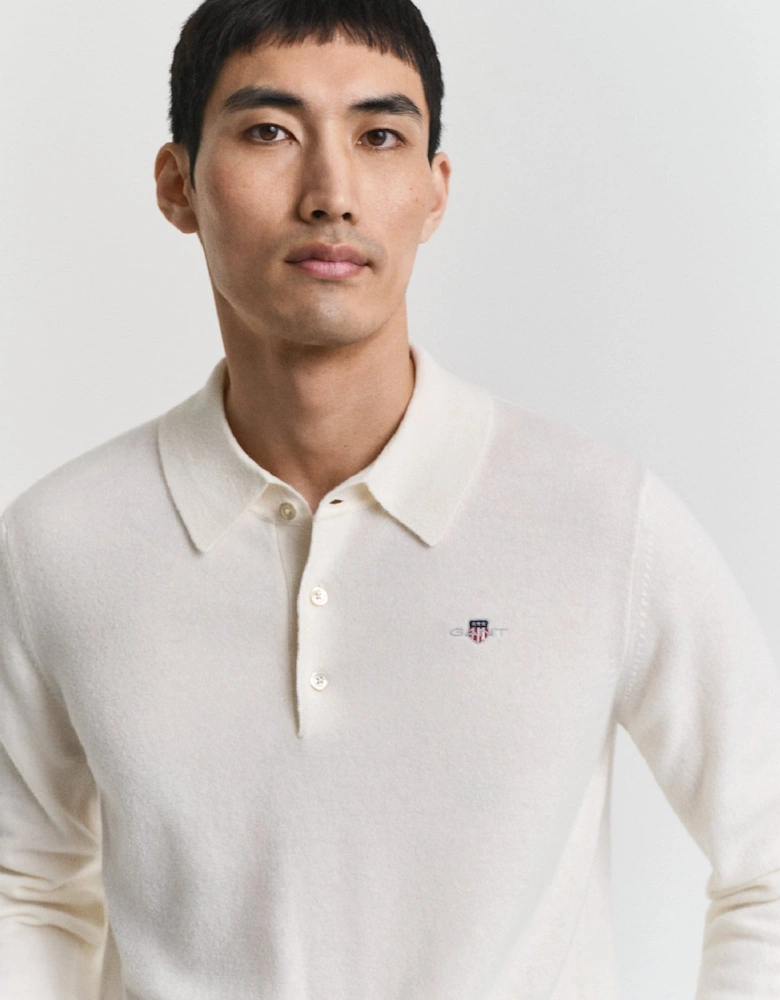 Superfine Lambswool Polo Shirt