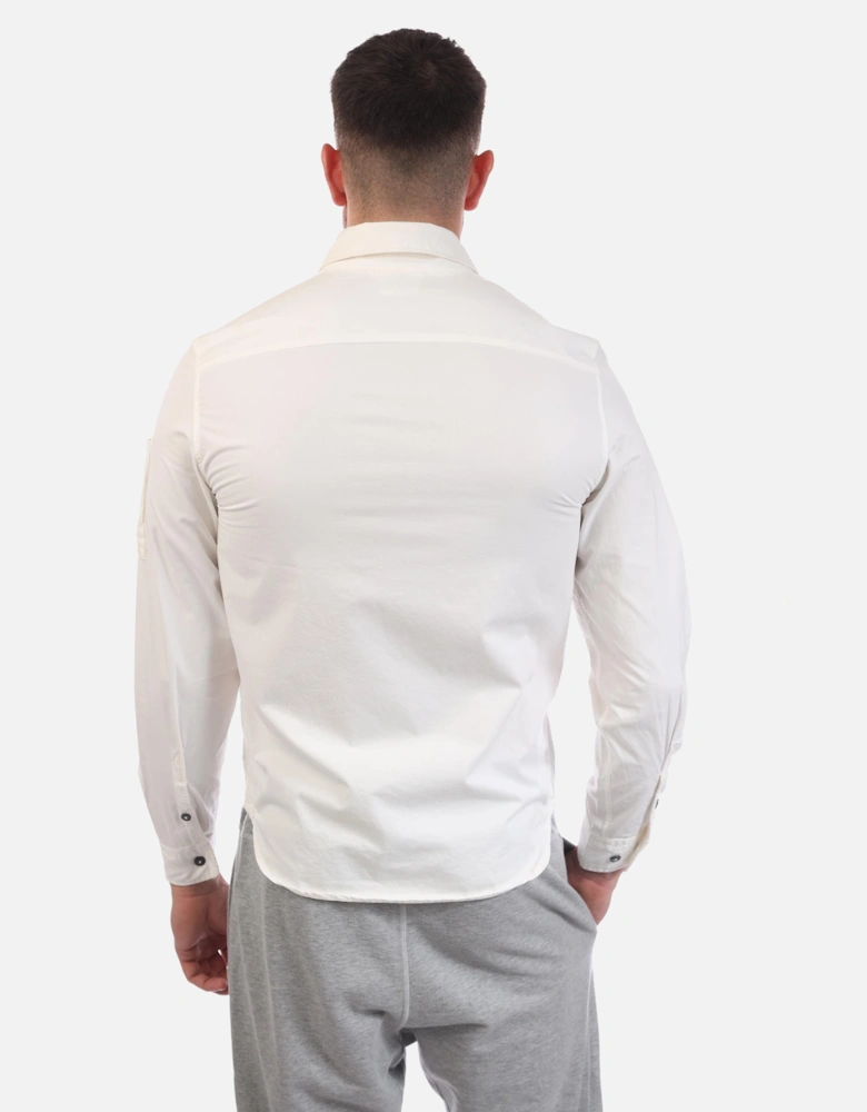 Gabardine Long Sleeve Full Zip Lens Shirt