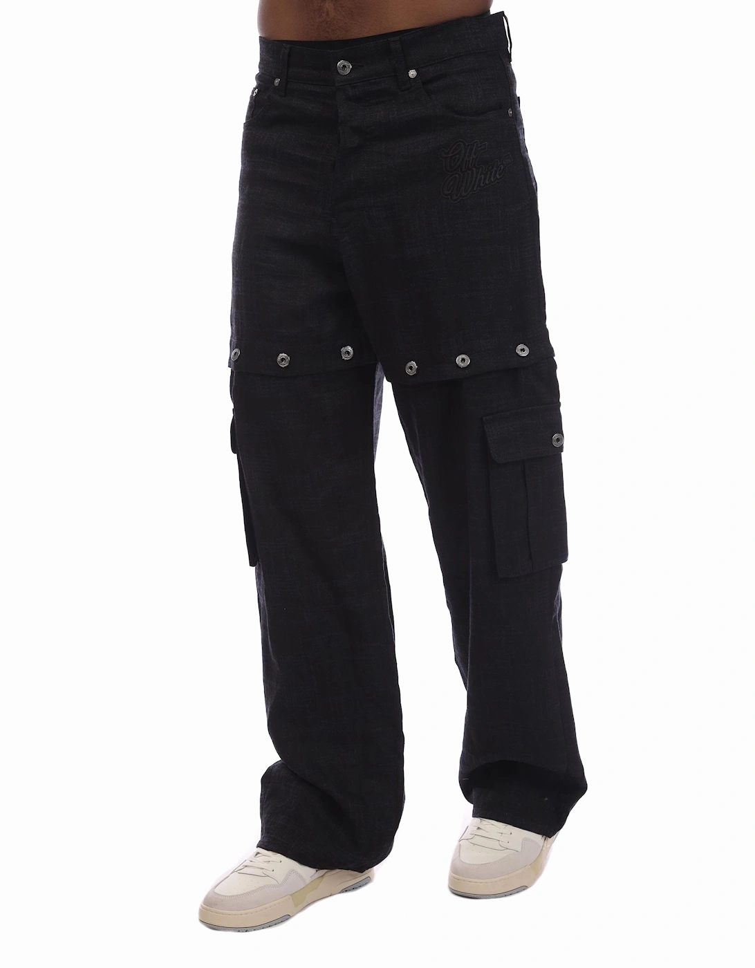 90s Logo Linen Cargo Pants, 4 of 3