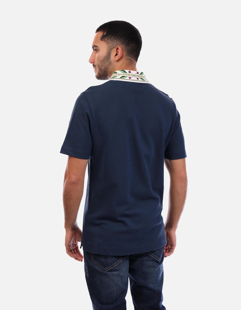 Classic Laurel Pique Polo Shirt