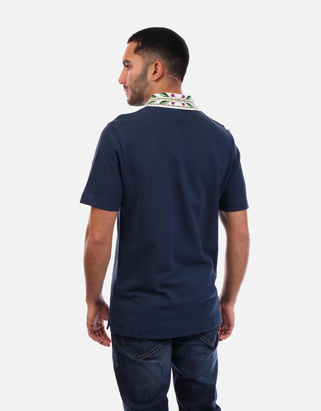 Classic Laurel Pique Polo Shirt