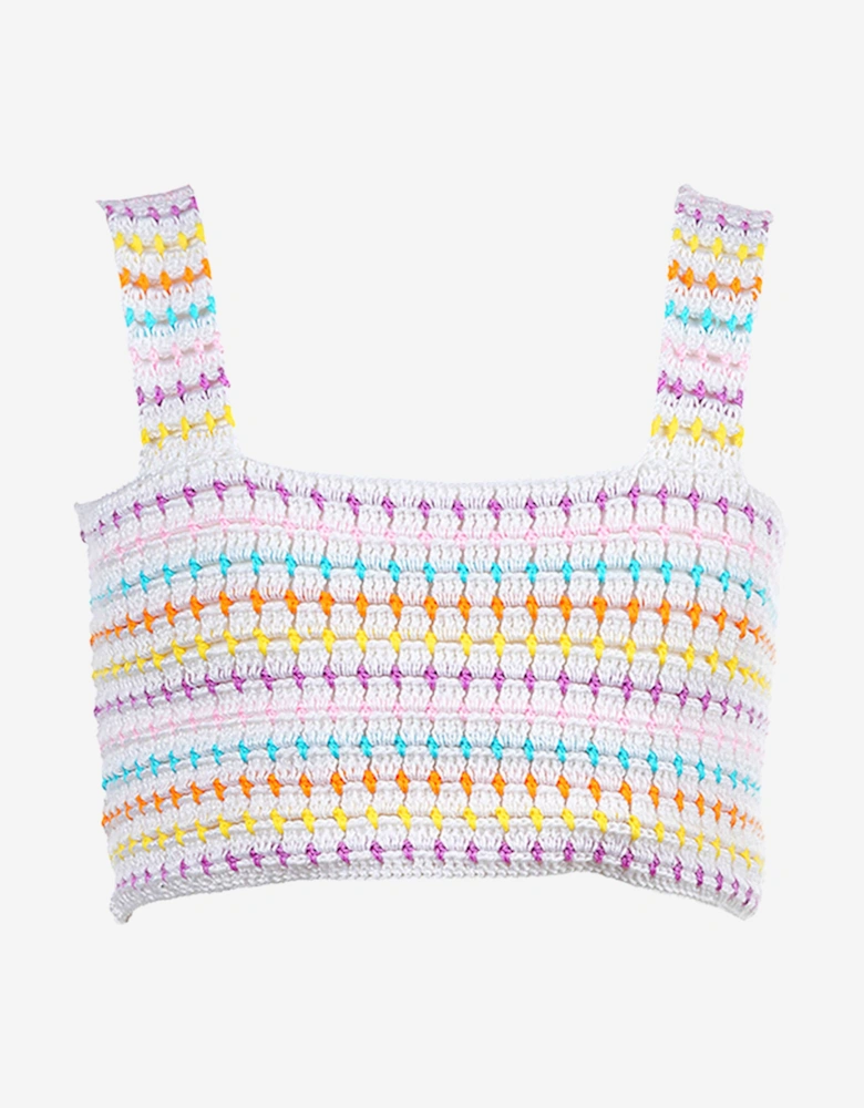 Girls Aimee Crop Top in Multicolour