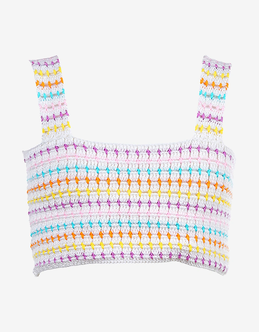 Girls Aimee Crop Top in Multicolour, 3 of 2