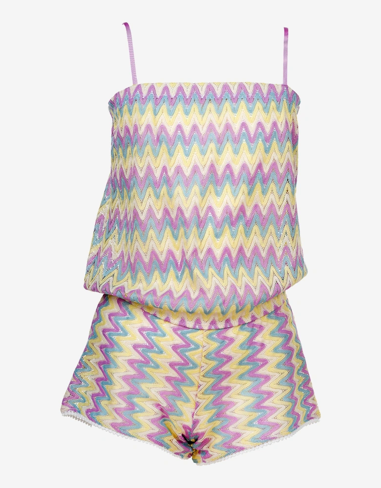 Girls Ruthie Short Playsuit in Multicolour