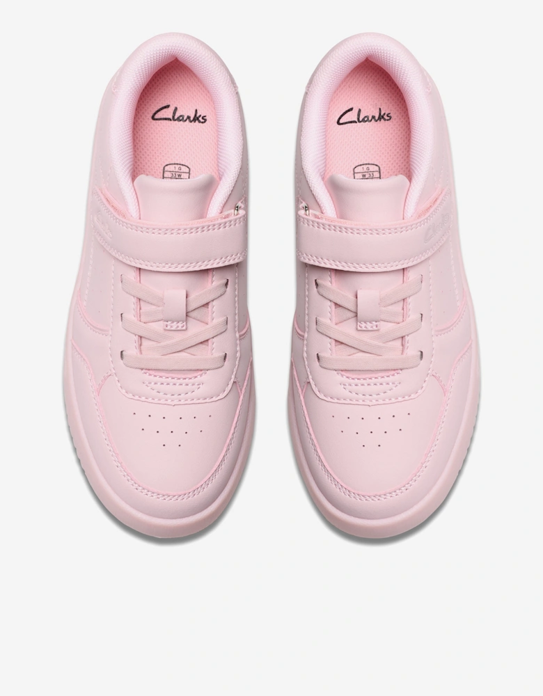 Girls Barley Step Trainers in Pink