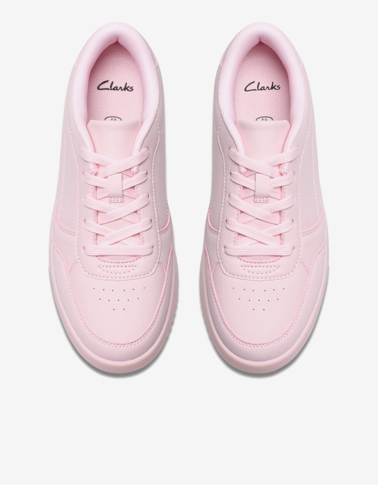 Girls Barley Step Trainers in Pink