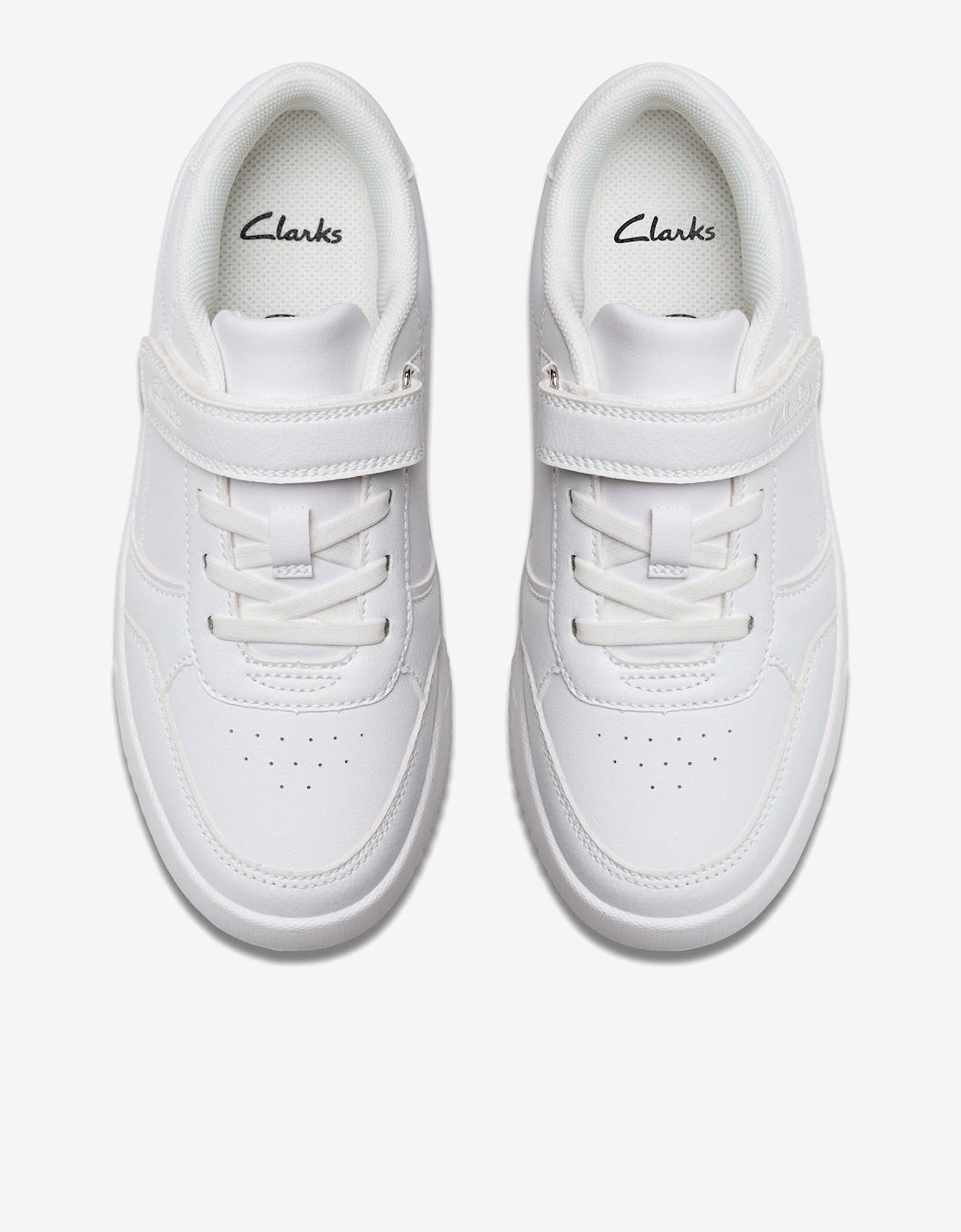 Kids Barley Step Trainers in White