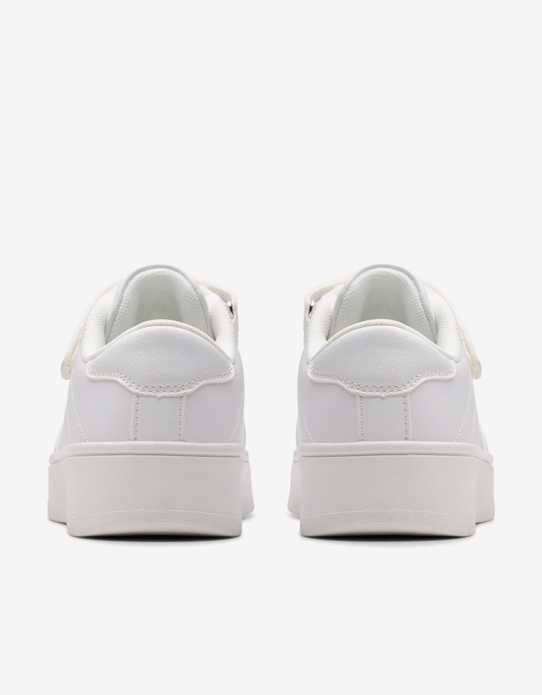 Kids Barley Step Trainers in White