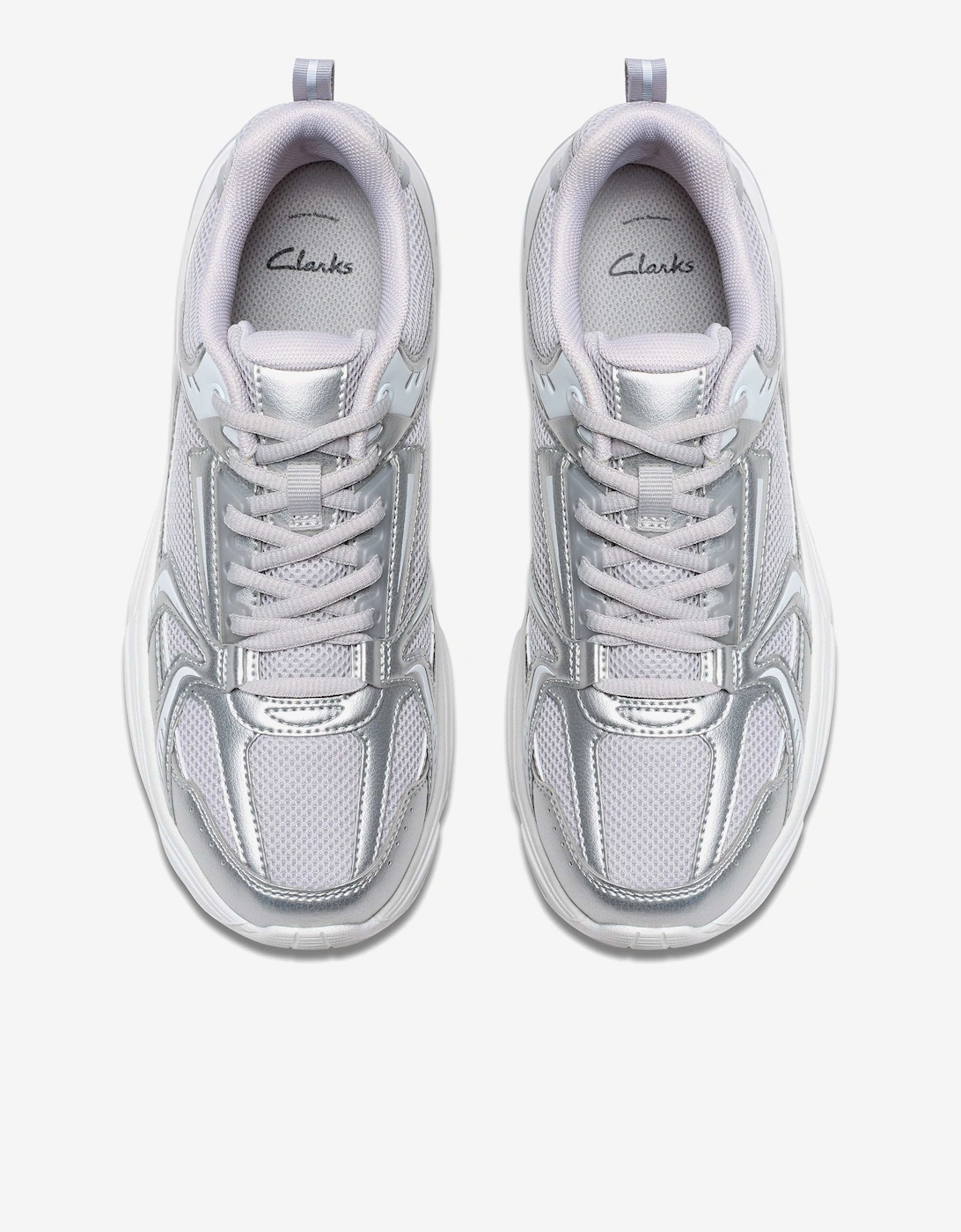 Girls Crafton Move Trainers in Silver