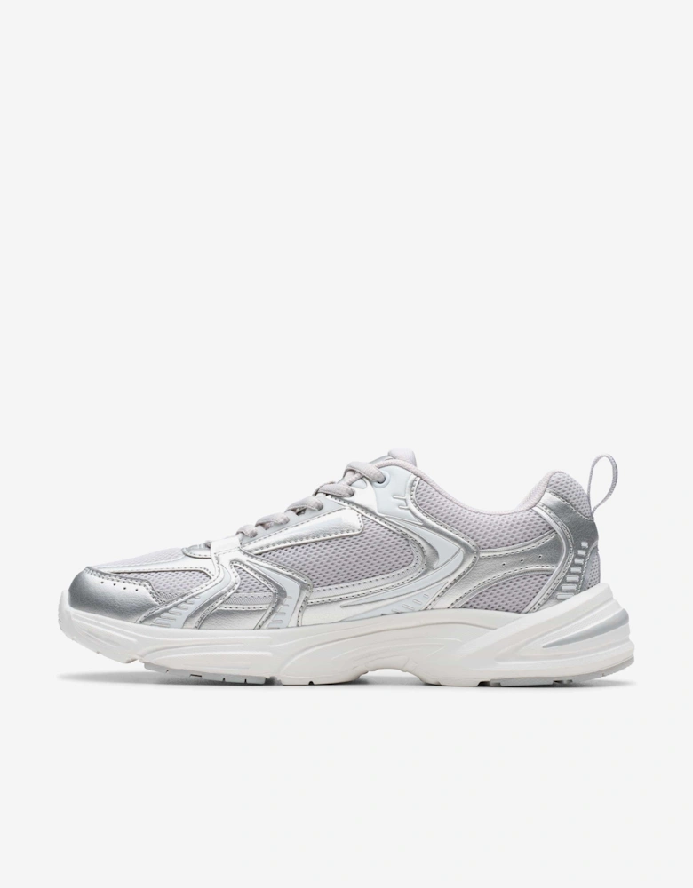 Girls Crafton Move Trainers in Silver
