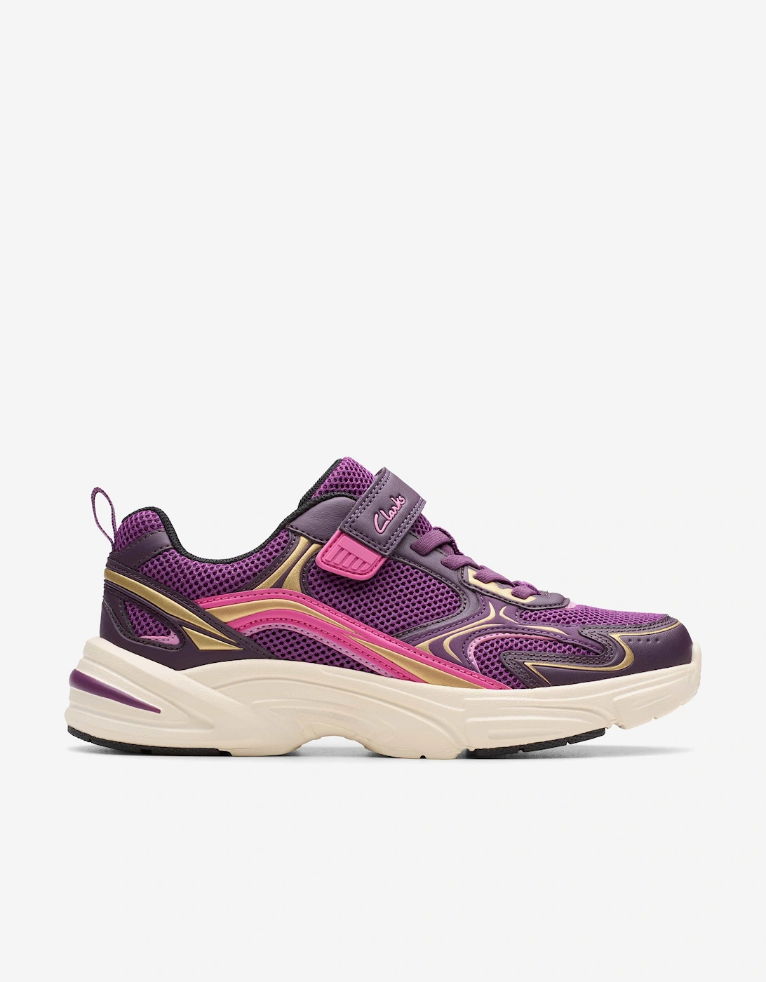Girls Crafton Move Trainers in Purple, 7 of 6