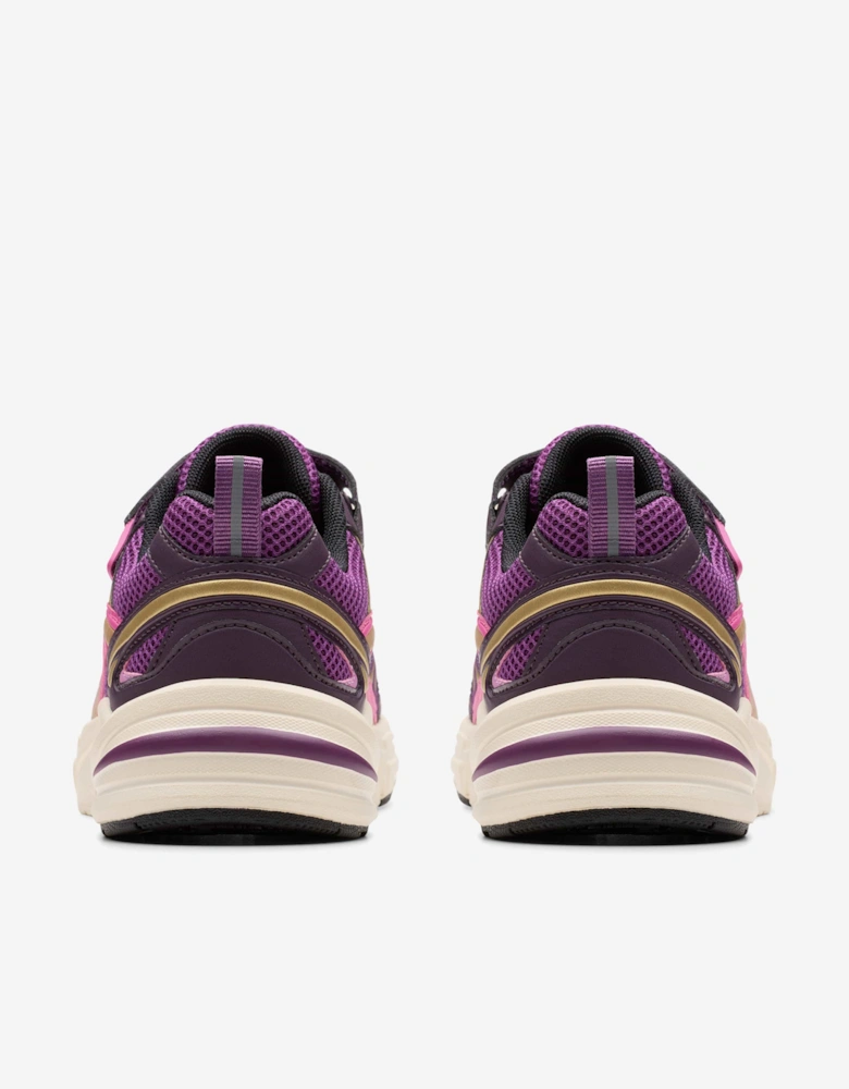 Girls Crafton Move Trainers in Purple