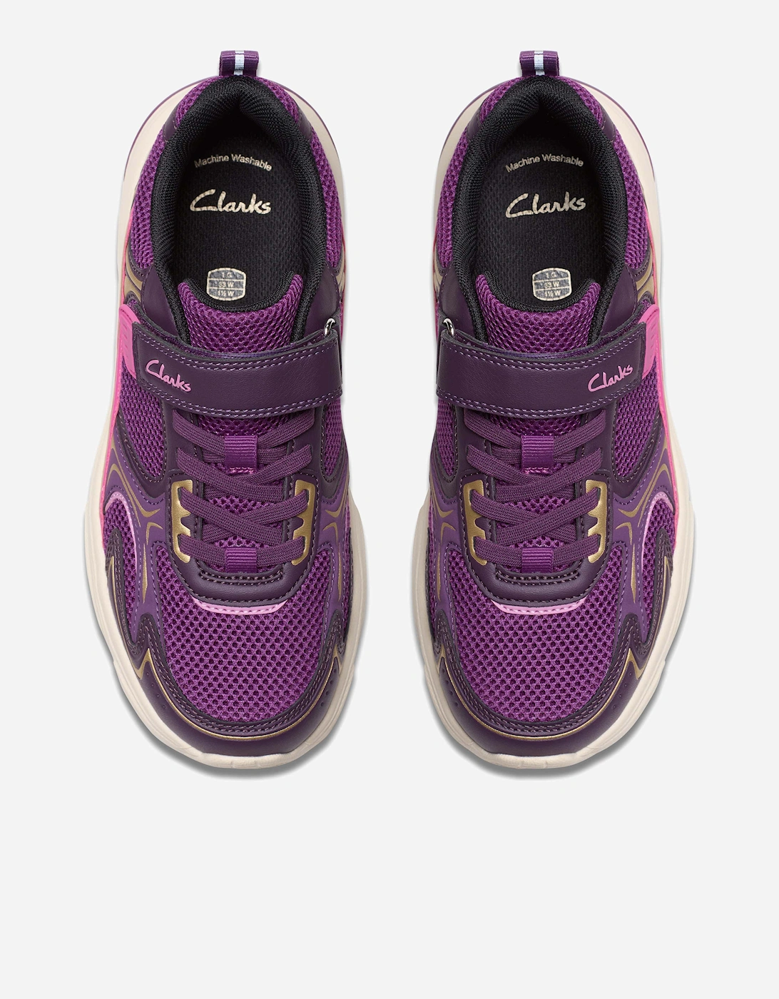 Girls Crafton Move Trainers in Purple