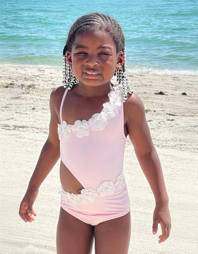 Girls Briana Swimsuit in Pink