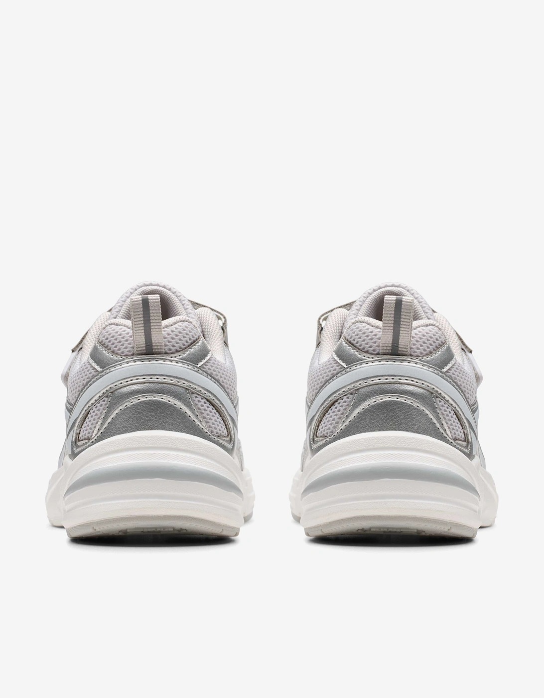 Girls Crafton Move Trainers in Silver