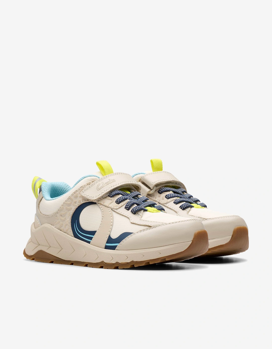 Boys Selva Hero Trainers in Ivory