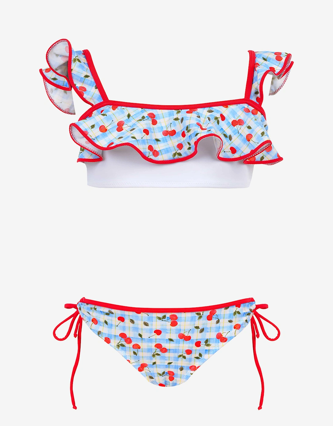 Girls Zola Bikini in Red, 6 of 5