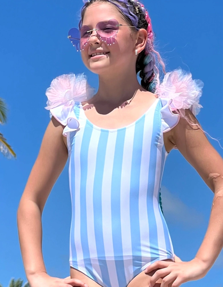 Girls Maria Swimsuit in Blue