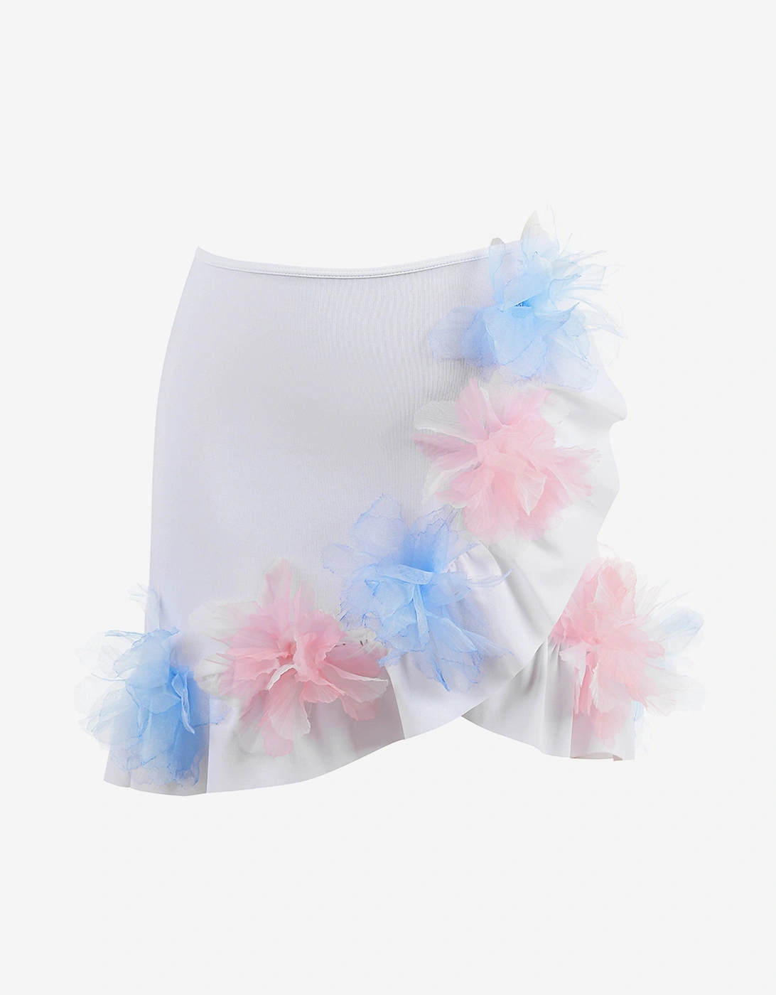 Girls Rosie Skirt in White, 4 of 3