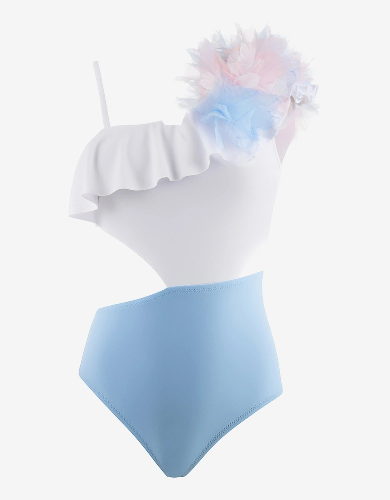 Girls Skye Swimsuit in Blue