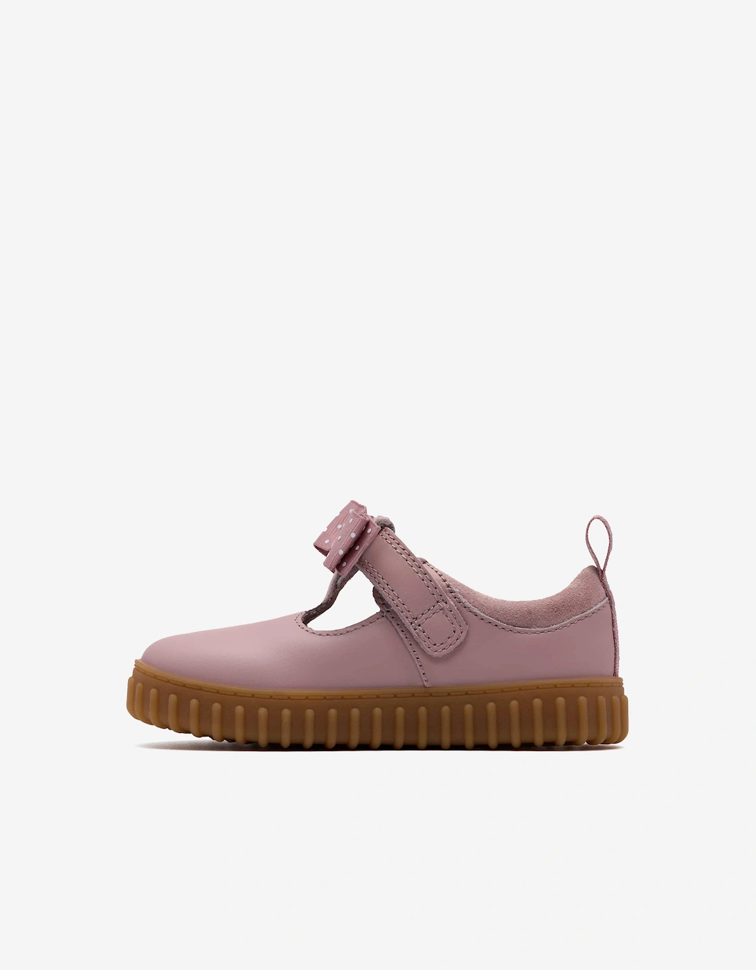 Girls Cove Bow Shoes in Pink