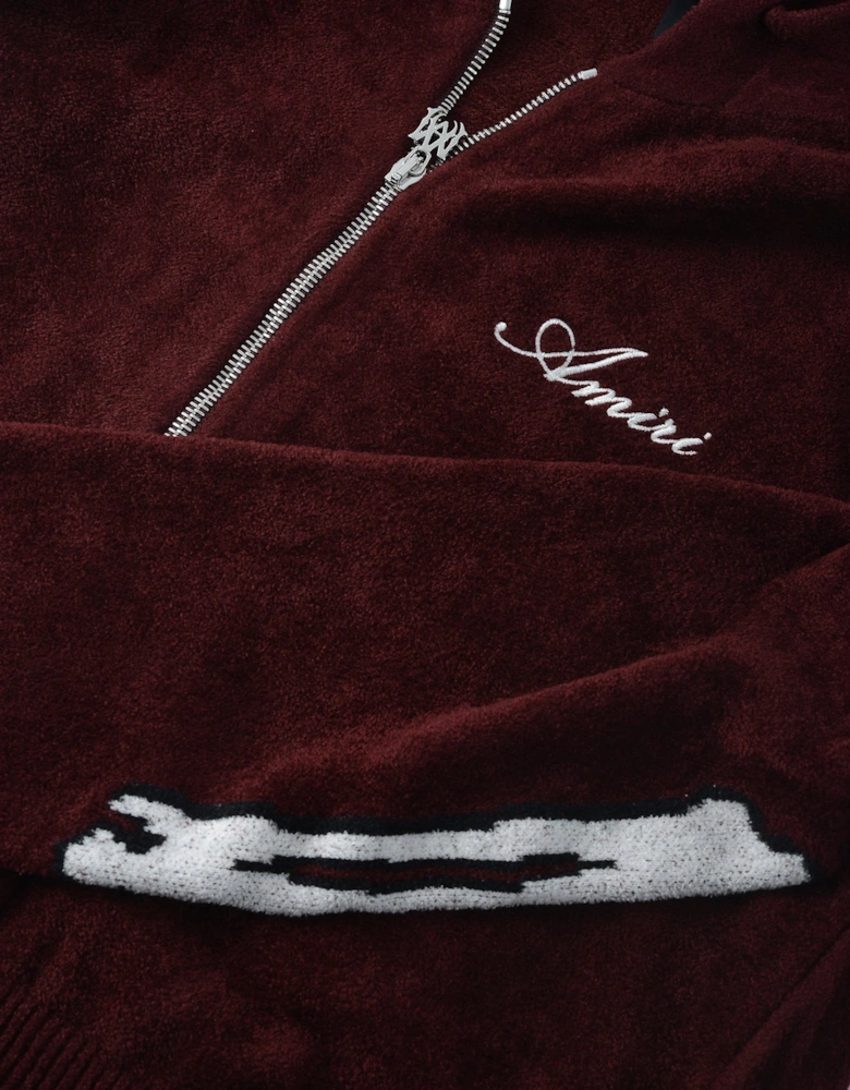 Womens Bones Hoodie Red