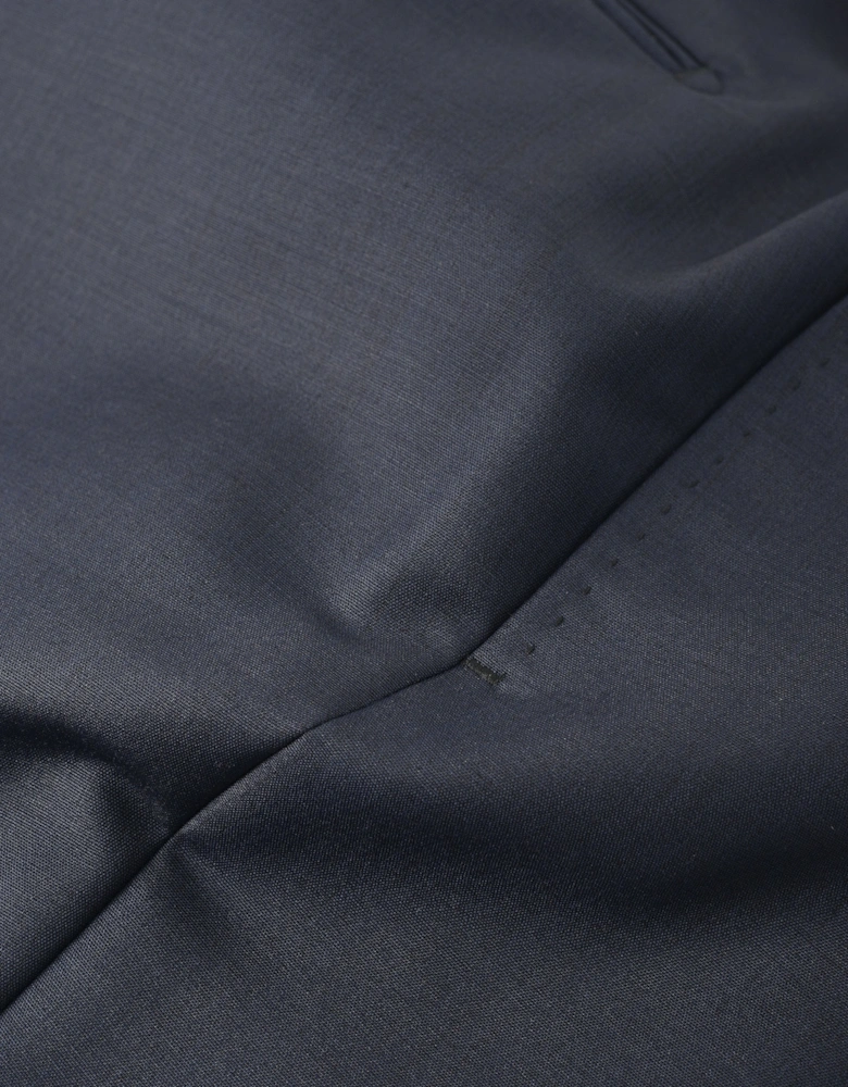 Shelton Mohair Silk Trousers Blue