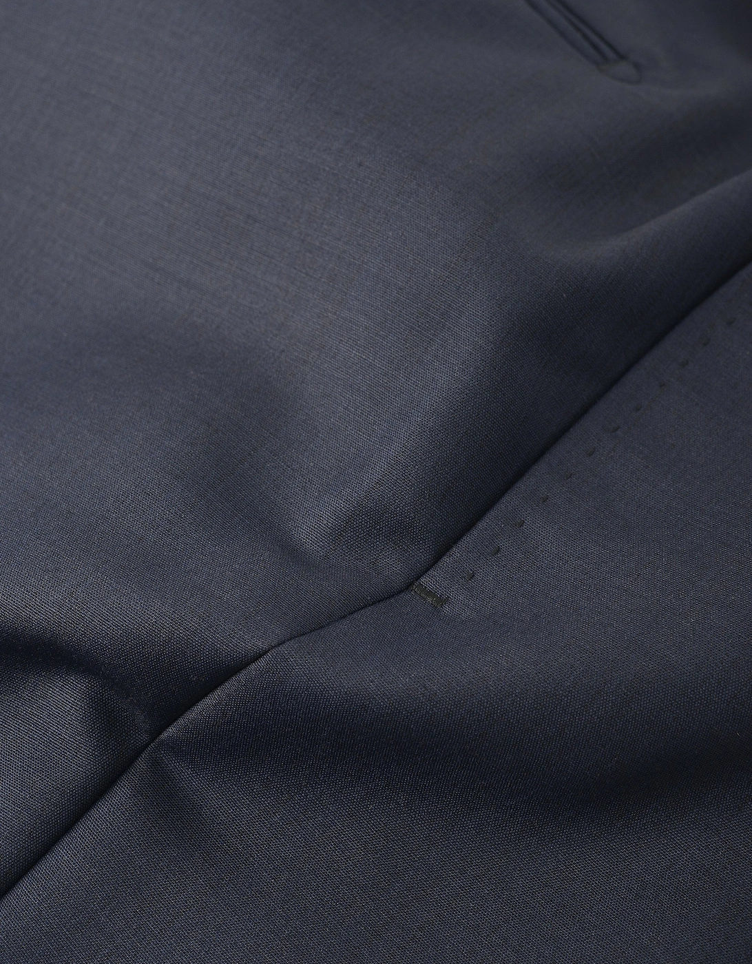 Shelton Mohair Silk Trousers Blue