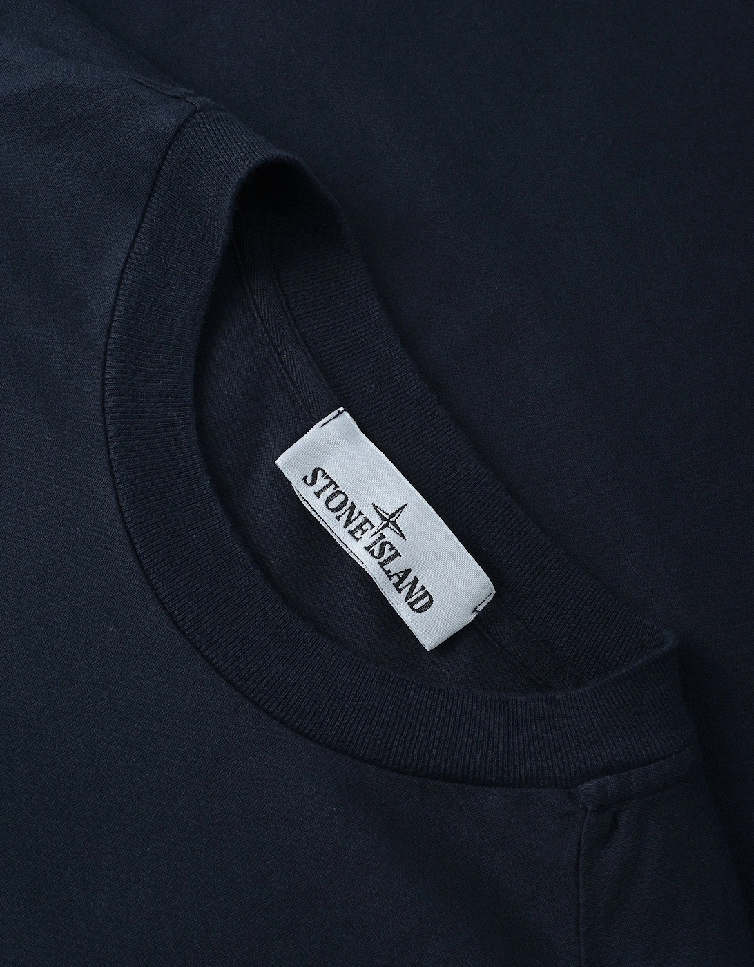 S0013 Patch Logo LS Tee Navy