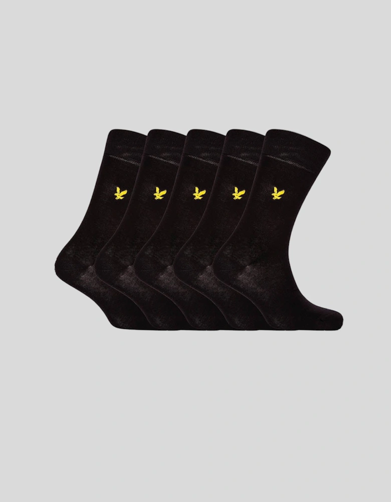 5 Pack Core Socks Plain