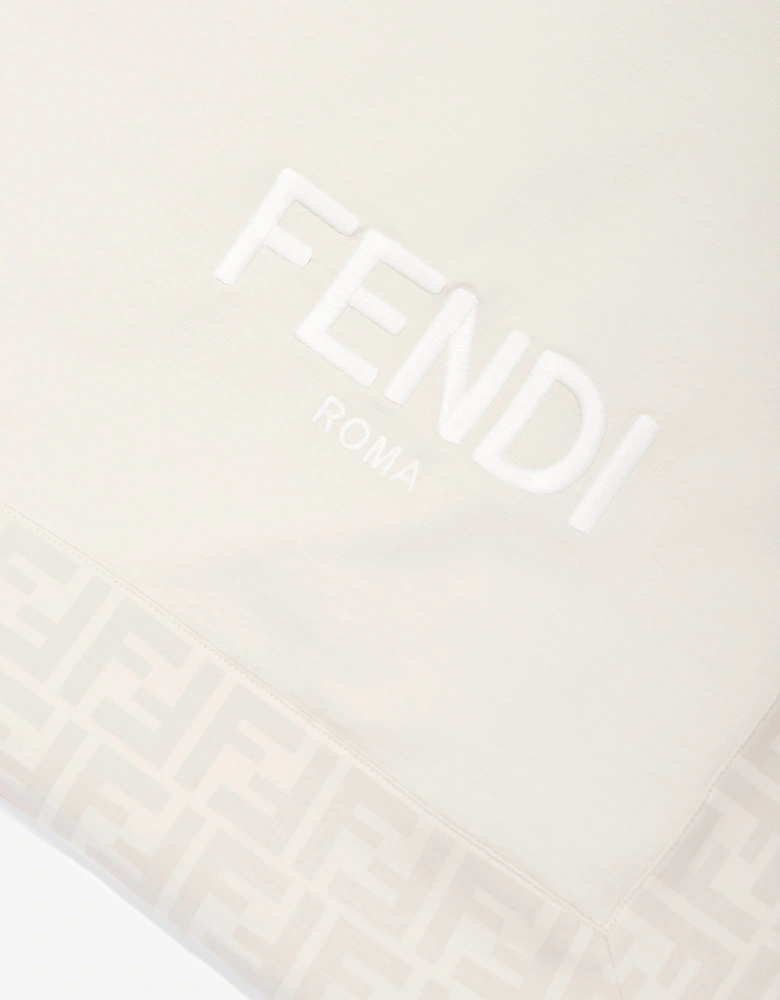 Baby Logo Blanket in Beige