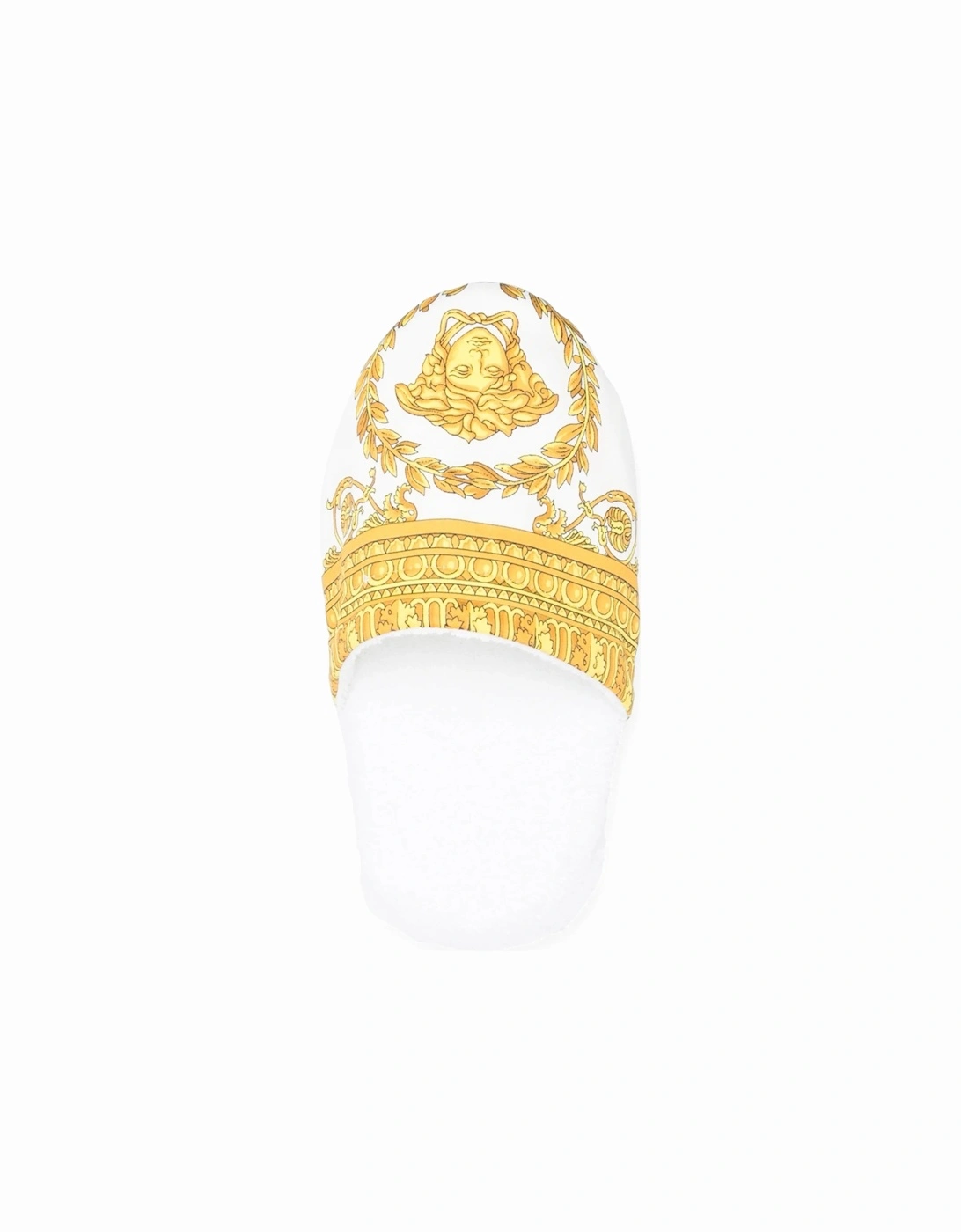 Baroque Bath Slippers White