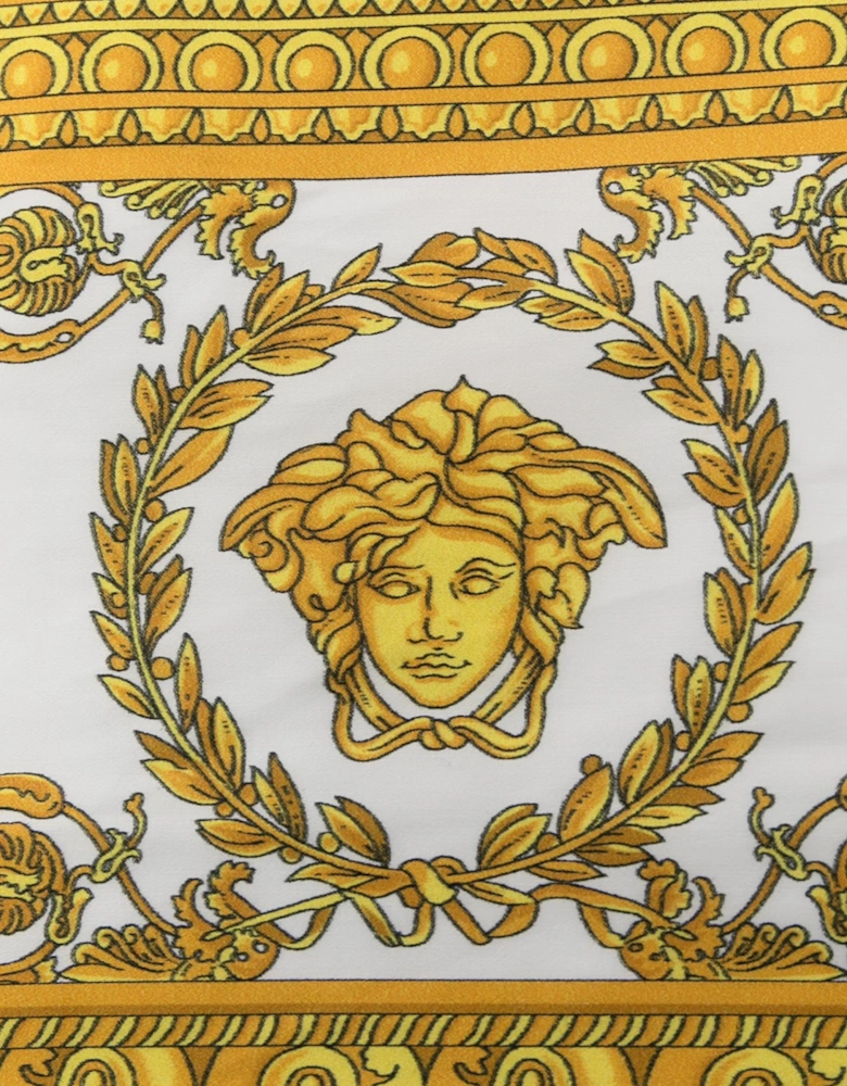 Baroque Bath Towel White