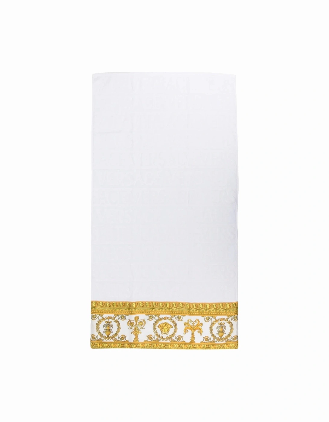 Baroque Bath Towel White