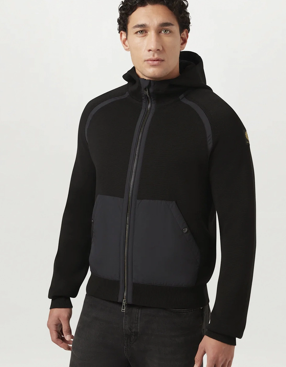 View Hooded Top Black