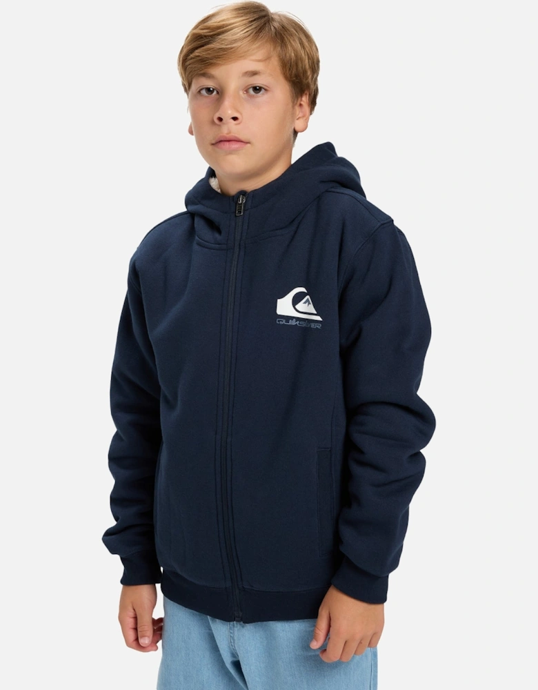 Kids Sherpa Full Zip Lined Hoodie