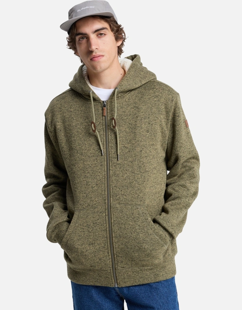 Mens Keller Sherpa Hooded Full Zip Fleece