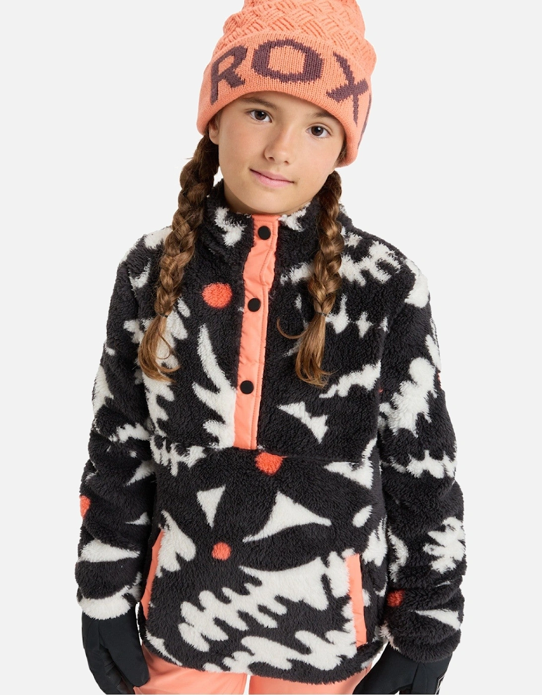 Kids Alabama Girl Loose-fit Half Zip Fleece, 2 of 1