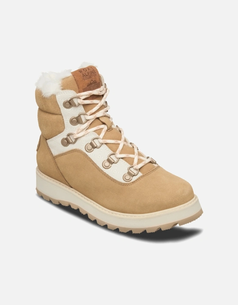 Womens Bradie Thermal Insulated Leather Snow Boots