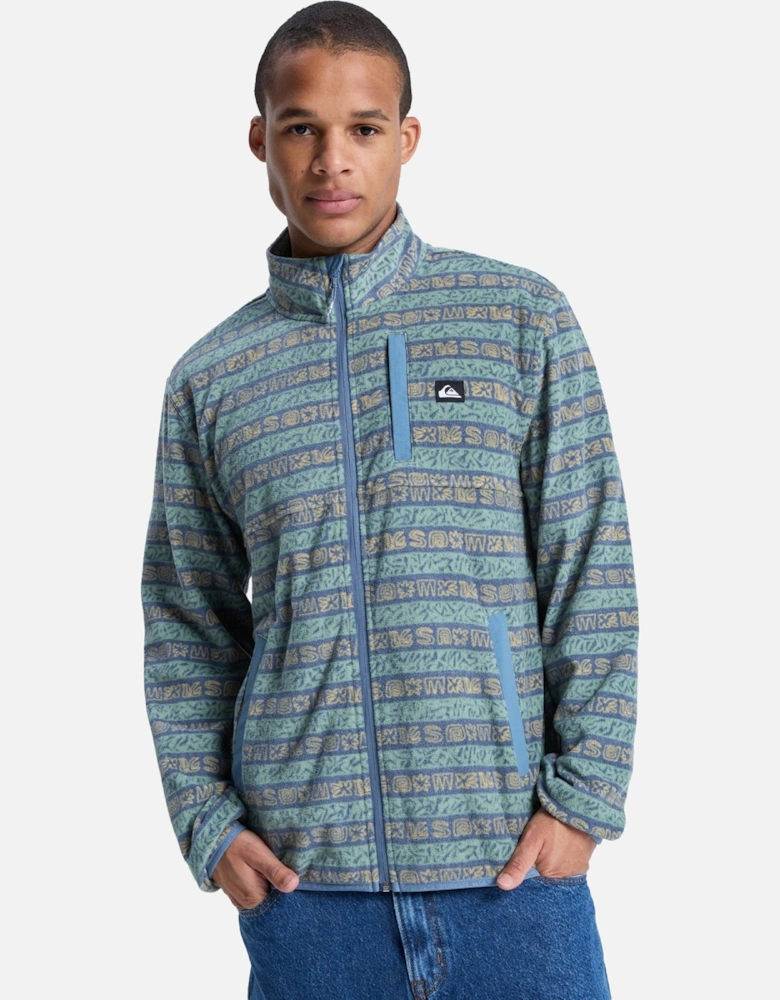 Mens No Destination Micro Fleece Full Zip Fleece